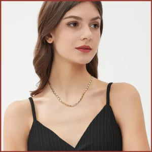 18K Gold Chain Necklace - Trendy & Fashionable Jewelry